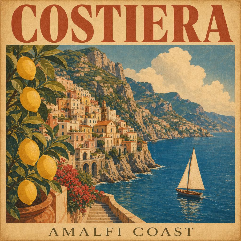 La Costa: On a cliff above the Amalfi Coast.